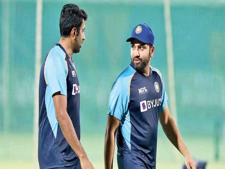 rohit sharma on ravichandran ashwin in line for 2023 world cup call up ind vs aus latest sports news IND vs AUS: அவருக்கு வாய்ப்பு இல்லேன்னு யாரு சொன்னா..? அஸ்வின் குறித்து பேசிய ரோஹித் சர்மா..! இந்திய அணியில் இடம்!