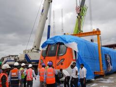 भोपाल के लोग जल्द ले सकेंगे मेट्रो ट्रेन का मजा, ट्रायल रन के लिए राजधानी पहुंची तीन कोच वाली मेट्रो