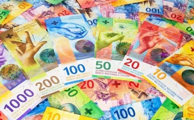 ਸਵਿਸ ਫ੍ਰੈਂਕ: ਇਹ ਸਵਿਟਜ਼ਰਲੈਂਡ, ਲੀਚਟਨਸਟਾਈਨ ਦੀ ਸਰਕਾਰੀ ਮੁਦਰਾ ਹੈ। ਇਸਦਾ ਕੋਡ CHF ਹੈ। ਇੱਕ ਸਵਿਸ ਫ੍ਰੈਂਕ ਦੀ ਕੀਮਤ 91 ਭਾਰਤੀ ਰੁਪਏ ਦੇ ਬਰਾਬਰ ਹੈ।