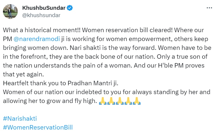 Women's Reservation Bill Approved In PM Modi-Led Union Cabinet Meeting Amid Special Session