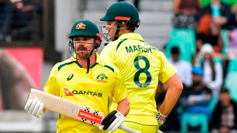 Australian star Travis Head won't be able to play in first half ODI World Cup 2023 confirms Andrew McDonald ODI World Cup 2023: দক্ষিণ আফ্রিকার বিরুদ্ধে সিরিজে ভেঙেছে হাত, বিশ্বকাপের প্রথমার্ধ থেকে ছিটকে গেলেন অজ়ি তারকা