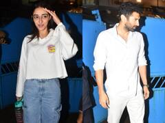 Aditya Ananya Pics: फिर साथ में स्पॉट हुए रुमर्ड कपल आदित्य रॉय कपूर और अन्नया पांडे, पैप्स को देख ब्लश करती दिखीं एक्ट्रेस