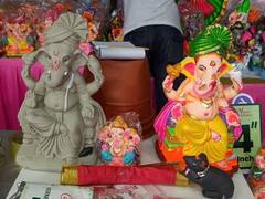 Ganesh Chaturthi 2023: गणेश चतुर्थी पर घर-घर विराजेंगे गजानन, तस्वीरों में देखें कोटा के बाजारों की रौनक