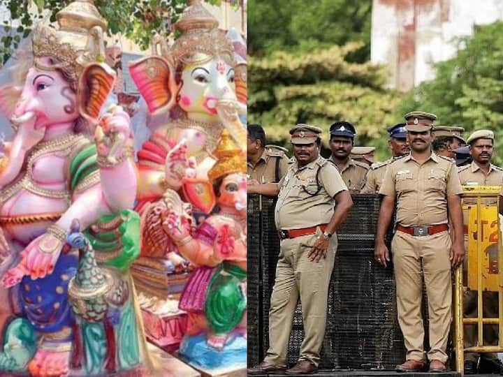 74 thousand police officers security duty on Vinayagar Chaturthi in overall tamilnadu vinayagar chaturthi 2023: விநாயகர் சதுர்த்தி பாதுகாப்பு பணி: ஜாக்கிரதை: சிசிடிவி மட்டும் இல்ல; பறக்கும் கேமராவும் இருக்கு -  டிஜிபி வெளியிட்ட அறிக்கை