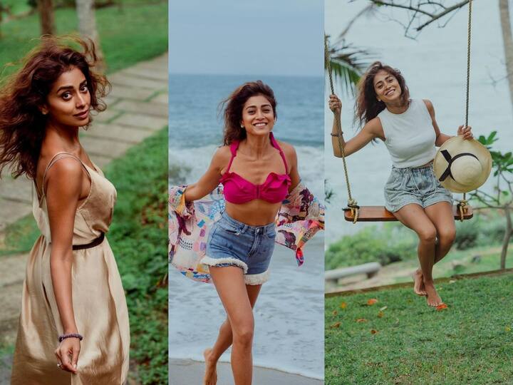 Shriya Saran Photos : பிறந்தநாள் கொண்டாட்டத்தின் போது எடுத்த பல புகைப்படங்களை தொடர்ந்து பதிவிட்டு வருகிறார் ஸ்ரேயா சரண்.