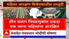 Women Reservation Bill: महिला आरक्षणासाठी घटनेत दुरूस्ती करणार !