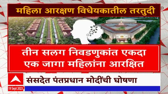 Women Reservation Bill: महिला आरक्षणासाठी घटनेत दुरूस्ती करणार !