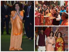 Ganesh Chaturthi 2023: मुकेश अंबानी और नीता अंबानी के घर हुआ बप्पा का ग्रैंड वेलकम, देखें Antilia के गणपति सेलिब्रेशन की इनसाइड तस्वीरें