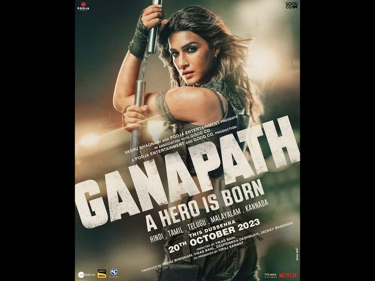 Kriti Sanon Looks Raw And Rugged In 'GANAPATH - A Hero Is Born!' Poster Tiger Shroff Kriti Sanon Looks Raw And Rugged In An Action-Packed Avatar In 'GANAPATH - A Hero Is Born!' Poster
