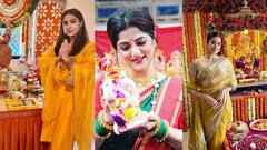 Ganesh Chathurthi 2023: সারা আলি খান, জাহ্নবী কপূর থেকে রাজ-শুভশ্রী, শ্রাবন্তী, গণেশ বন্দনায় মাতোয়ারা টলিউড থেকে বলিউড