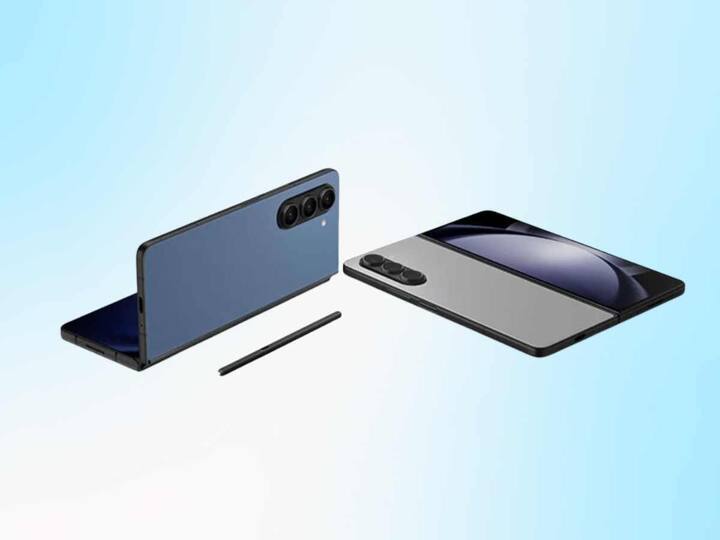 Samsung Galaxy Z Fold 5 (Price: Rs 1,54,999)- The phone comes with a 6.2-inch Dynamic AMOLED 2X display with a 120Hz refresh rate and a much bigger 7.6-inch Dynamic AMOLED 2X display with a 120Hz refresh rate. The device has a 50-megapixel main sensor with OIS, a 10-megapixel telephoto sensor with 3x optical zoom and OIS and a 12-megapixel ultrawide sensor. It also features two front-facing cameras, a 10-megapixel one on the cover display and a 4-megapixel under-display camera on the internal display. Moreover, the device also has a 4,400mAh battery support. (Image Source-Samsung)