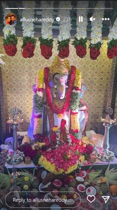 Allu Arjun, Ram Charan, Mahesh Babu And Other South Stars Celebrate Ganesh Chaturthi - See Pics