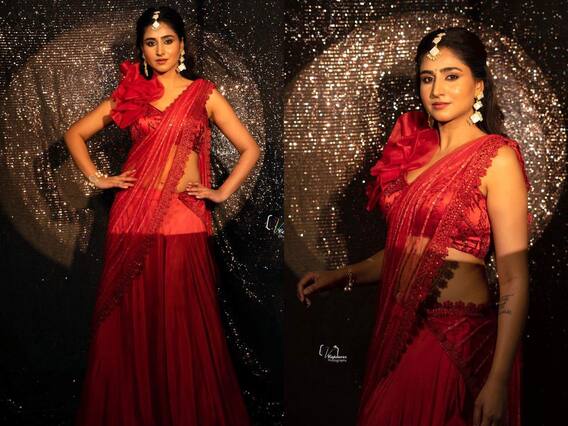 Anchor Varshini: ఎరుపురంగు పరికిణీలో గులాబీలా మెరిసిపోతున్న వర్షిణి Anchor Varshini: ఎరుపురంగు పరికిణీలో గులాబీలా మెరిసిపోతున్న వర్షిణి