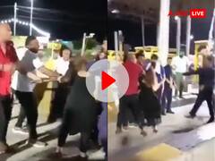 टोल प्लाजा पर महिला से बदसलूकी, कर्मियों ने मुंह पर मारा मुक्का, जमकर चलाए लात-घूंसे, इंटरनेट पर वायरल हुआ VIDEO