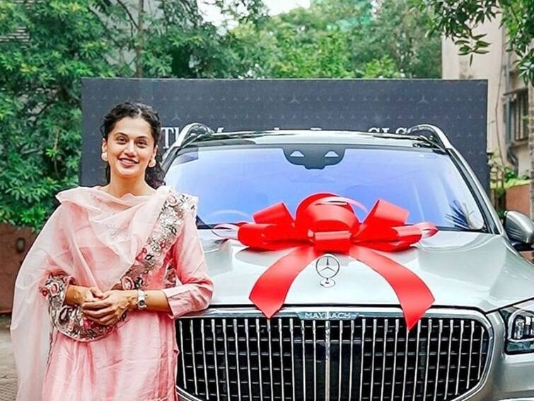 Taapsee Pannu buys luxurious Mercedes Maybach GLS600 SUV know car price Taapsee Pannu:  तापसी पन्नूनं घेतली आलिशान कार; किंमत ऐकून व्हाल अवाक्!