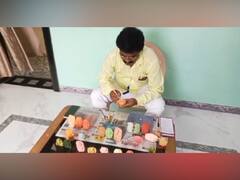 Ganeshotsav : चक्क साबणावर गणपतीची प्रतिमा; नांदेडच्या शिक्षकाचा छंद; पाहा फोटो