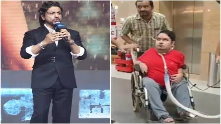 shah-rukh-khan-reaction-on-a-fan-viral-video-watching-jawan-on-ventilator Shah Rukh Khan: ਸ਼ਾਹਰੁਖ ਖਾਨ ਦੇ ਫੈਨ ਨੇ ਵੈਂਟੀਲੇਟਰ 'ਤੇ ਦੇਖੀ 'ਜਵਾਨ', ਵੀਡੀਓ ਦੇਖ ਕਿੰਗ ਖਾਨ ਹੋਏ ਇਮੋਸ਼ਨਲ, ਕਹੀ ਇਹ ਗੱਲ