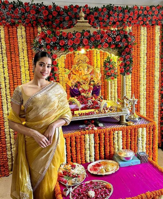 Ganesh Chaturthi 2023: Sara Ali Khan, Janhvi Kapoor to Raj-Shubashree, Shrabanti, Ganesh Bandana Matwara From Tollywood to Bollywood Ganesh Chaturthi 2023: Sara Ali Khan, Janhvi Kapoor to Raj-Shubashree, Shrabanti, Ganesh Bandana Matwara From Tollywood to Bollywood