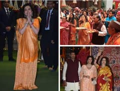 Ganesh Chaturthi 2023: મુકેશ અંબાણી અને નીતા અંબાણીના ઘરે બાપાનું ગ્રાન્ડ વેલકમ, જુઓ ગણપતિ સેલિબ્રેશનની તસવીરો