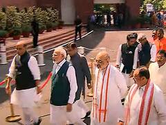 Glimpses Of New Parliament Building On Day 1: PICS