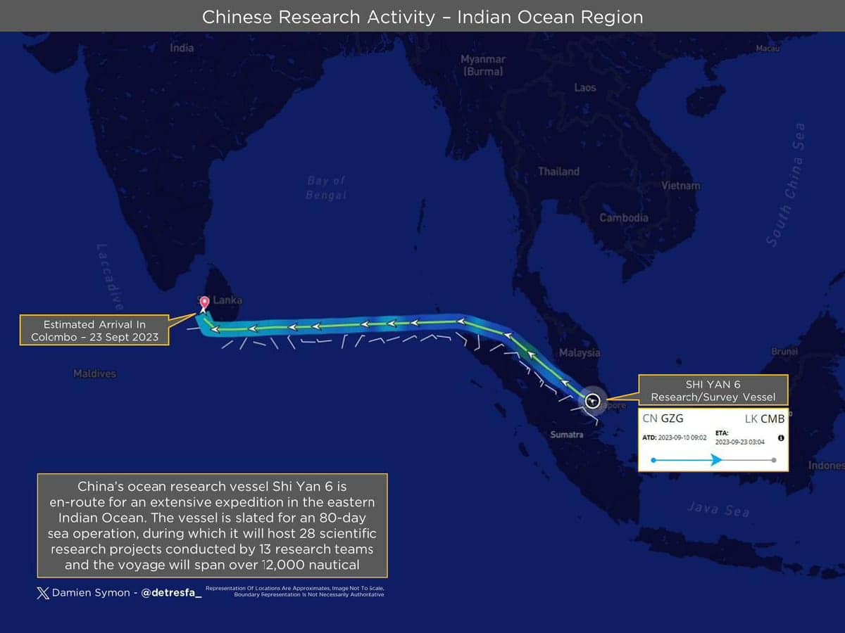 ABP Nadu Exclusive: சர்வதேச கடல் எல்லையில் இருந்து தமிழகத்தை உளவு பார்க்கும் சீன உளவு கப்பல்; கண்காணிப்பை தீவிரப்படுத்தும் இந்தியா