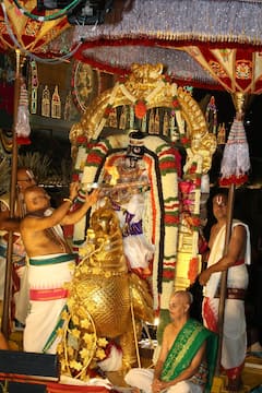 ఫోటోలు: సాల‌క‌ట్ల బ్రహ్మోత్సవాల్లో నేడు హంస వాహనంపై మలయప్ప స్వామి - ఫోటోలు చూడండి