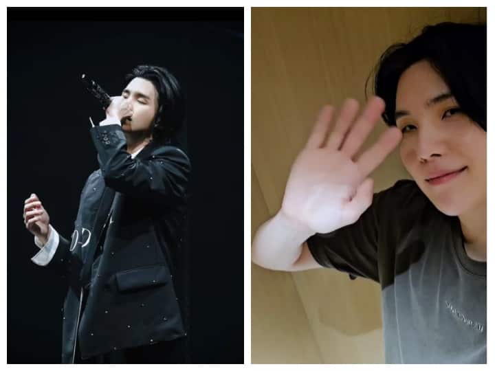 BTS Suga Goodbye message To Fans singer promise to return back video went viral on social media BTS Suga Military Notification: आर्मी ज्वाइन करेंगे BTS बैंड के Suga, , फैंस से कहा- कोर्स पूरा करके वापस आऊंगा!
