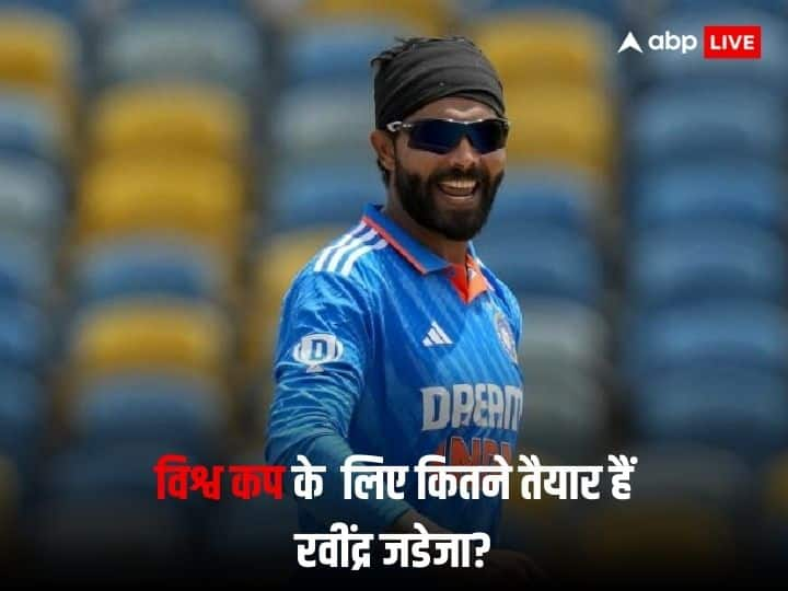 Ravindra Jadeja Team India: रवींद्र जडेजा टीम इंडिया के लिए विश्व कप 2023 में खेलेंगे. उनका ऑलराउंड परफॉर्मेंस टीम के लिए चिंता का विषय बन सकता है.