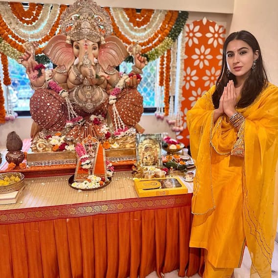 Ganesh Chaturthi 2023: Sara Ali Khan, Janhvi Kapoor to Raj-Shubashree, Shrabanti, Ganesh Bandana Matwara From Tollywood to Bollywood Ganesh Chaturthi 2023: Sara Ali Khan, Janhvi Kapoor to Raj-Shubashree, Shrabanti, Ganesh Bandana Matwara From Tollywood to Bollywood