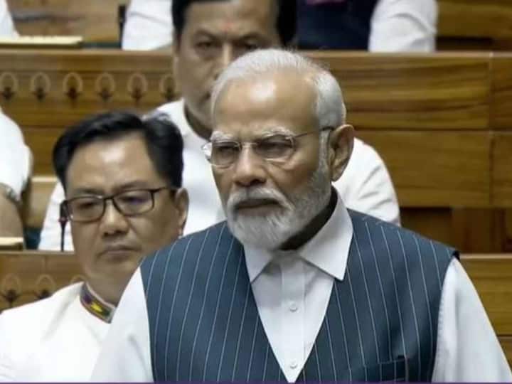 Prime Minister Narendra Modi addresses Lok Sabha on the first day of the new Parliament. He said this is an unprecedented occasion in several ways as this is the dawn of 'Azadi Ka Amrit Kaal'. (Source-Sansad TV)