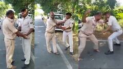 Two Police Officers Fight on Road |నడి రోడ్డుపై కొట్టుకున్న పోలీసులు..ఎందుకో తెలిస్తే షాక్ | ABP