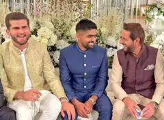 Shaheen Afridi Wedding: શાહીન આફ્રિદીના લગ્નના રિસેપ્શનમાં પાકિસ્તાની કેપ્ટન બાબર આઝમે આપી હાજરી