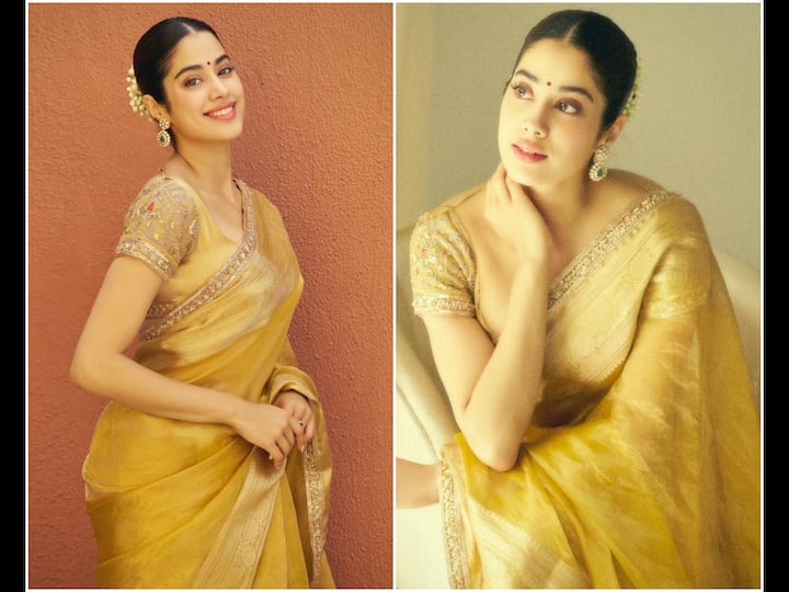 Janhvi Kapoor, like several other celebrities, celebrated Ganesh Chaturthi with full zeal and enthusiasm.