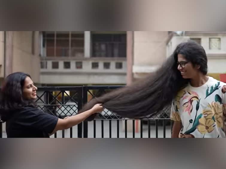 Sidakdeep Singh Chahal Sets Guinness World Record For Longest Hair On A Living Male Teenager, Watch Sidakdeep Singh Chahal Sets Guinness World Record For Longest Hair On Male Teenager