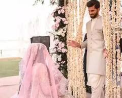 Shaheen Afridi Wedding: શાહીન આફ્રિદીના લગ્નના રિસેપ્શનમાં પાકિસ્તાની કેપ્ટન બાબર આઝમે આપી હાજરી