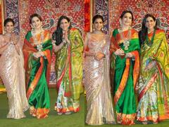 गणपति सेलिब्रेशन में इतनी महंगी पैठनी साड़ी पहने दिखीं Nita Ambani, लाइमलाइट में रही होने वाली बहू Radhika Merchant की 2.75 लाख की डिजाइनर Saree