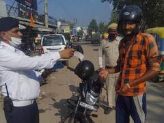 गुरुग्राम में रॉन्ग साइड गाड़ी चलाने वालों पर कार्रवाई, चालान काटकर वसूले 4.37 लाख रुपये