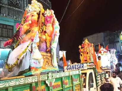 Vinayagar Chaturthi 2023 Mayiladuthurai district vinayagar statue  TNN Vinayagar Chathurthi 2023: மயிலாடுதுறையில் கடல், ஆறுகளில் விசர்ஜனம் செய்யப்பட்ட விநாயகர் சிலைகள்