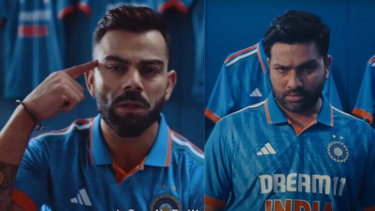 Indian team jersey Revealed for ICC ODI World Cup 2023 Featuring Indian cricket players Adidas watch Indian Team ODI Jersey: বিশ্বকাপের জন্য় রোহিতদের নতুন জার্সি প্রকাশ, রইল কি নতুনত্ব?