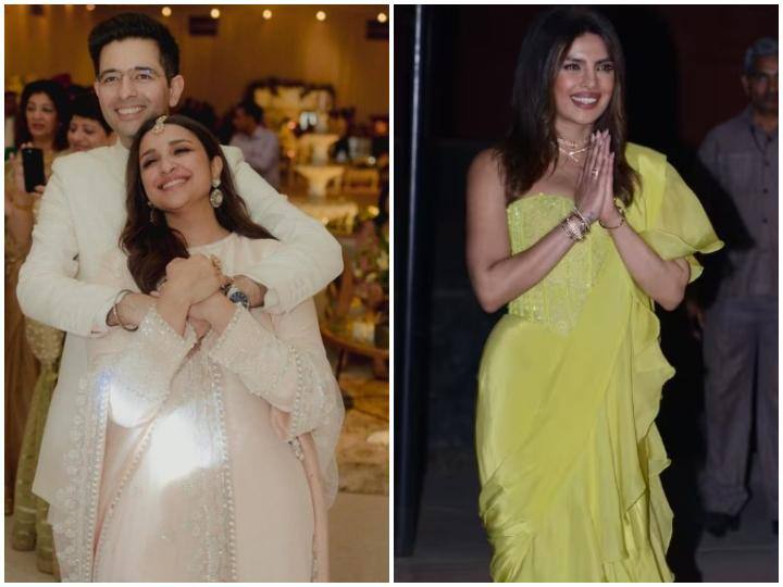 Parineeti Chopra Raghav Chadha Wedding when Priyanka Chopra will come India with daughter Malti for Cousin Sister Parineeti Wedding know here Parineeti-Raghav Wedding: परिणीति चोपड़ा की इंगेजमेंट में अकेले पहुंचीं थीं Priyanka Chopra? अब शादी में निक जोनास के साथ इंडिया आएंगी देसी गर्ल? जानें अपडेट