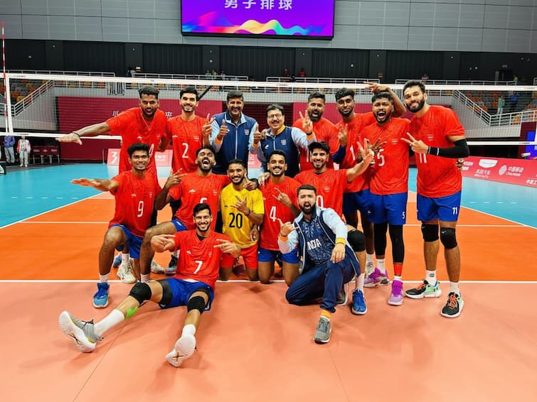 Asian Games: Indian Men's Volleyball Team Sets Thrilling Upset Against South Korea, Advance To Knockout Stage