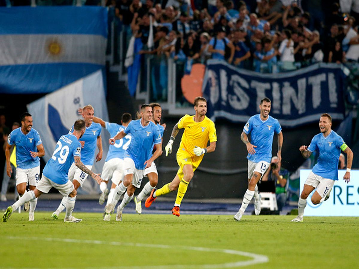 UEFA Champions League Goalkeeper Ivan Provedel Scores Lazio Equaliser ...