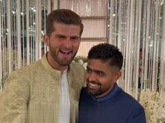 शाहीन अफरीदी की शादी के ग्रैंंड रिसेप्शन में पाक कप्तान बाबर आजम भी पहुंचे बाराती बनकर, देखें तस्वीरें