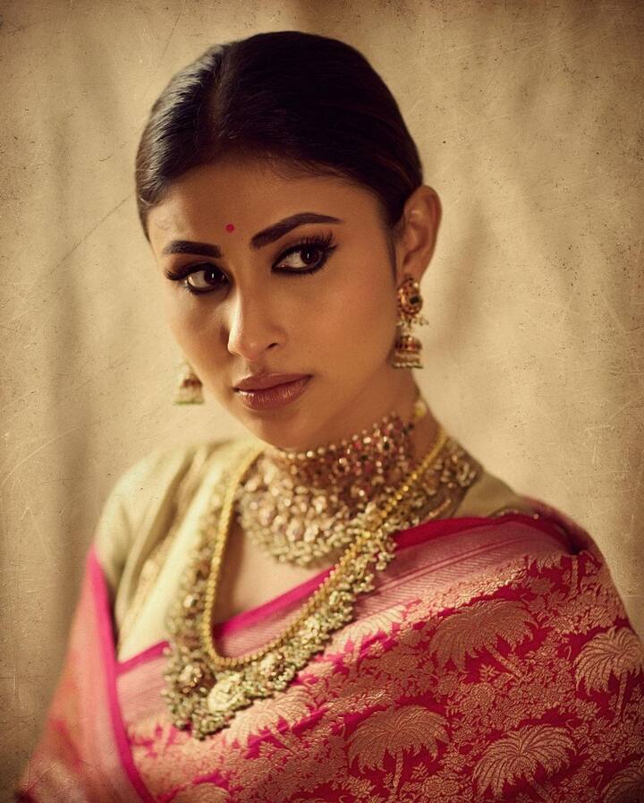 இந்த சேலையை அணிந்து கொண்டு, அம்பானி வீட்டில் நடந்த கணேஷ் சதுர்த்தி விழாவிற்கு சென்றுள்ளார்.