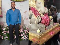 सलमान खान के गैलेक्सी अपार्टमेंट्स में होगा गणपति विसर्जन, बप्पा को विदाई देने पहुंचे फैमिली मेंबर्स