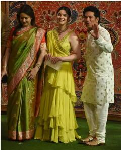 Ganesh Chaturthi 2023: ਅੰਬਾਨੀ ਦੇ ਘਰ ਗਣੇਸ਼ ਪੂਜਾ ਦਾ ਹਿੱਸਾ ਬਣੇ ਕ੍ਰਿਕਟਰ ਸਚਿਨ ਤੇਂਦੁਲਕਰ, ਧੀ ਸਾਰਾ ਦੀ ਖੂਬਸੂਰਤ ਲੁੱਕ ਨੇ ਲੁੱਟੀ ਮਹਿਫ਼ਲ