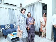 Chhattisgarh: भिलाई में सीएम भूपेश बघेल के परिवार से मिलीं प्रियंका गांधी, मुख्यमंत्री ने शेयर की तस्वीरें