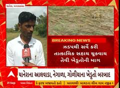 Banaskantha: બનાસકાંઠામાં ભારે વરસાદના કારણે ખેડૂતો બરબાદ થતા ઠાલવી પોતાની વેદના