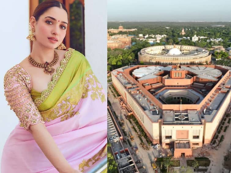 Tamannaah Bhatia, Divya Dutta, Shehnaaz Gill praise Women's Reservation Bill Women's Reservation Bill: ”எங்களுக்கும் இட ஒதுக்கீடு தேவை....” நாடாளுமன்றத்திற்கு சென்ற தமன்னா!