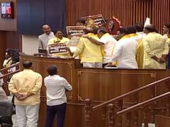 మీసాలు తిప్పడంపై బాలకృష్ణకు స్పీకర్ హెచ్చరిక- సమావేశాలు ముగిసేవరకు ముగ్గురిపై సస్పెన్షన్‌ వేటు